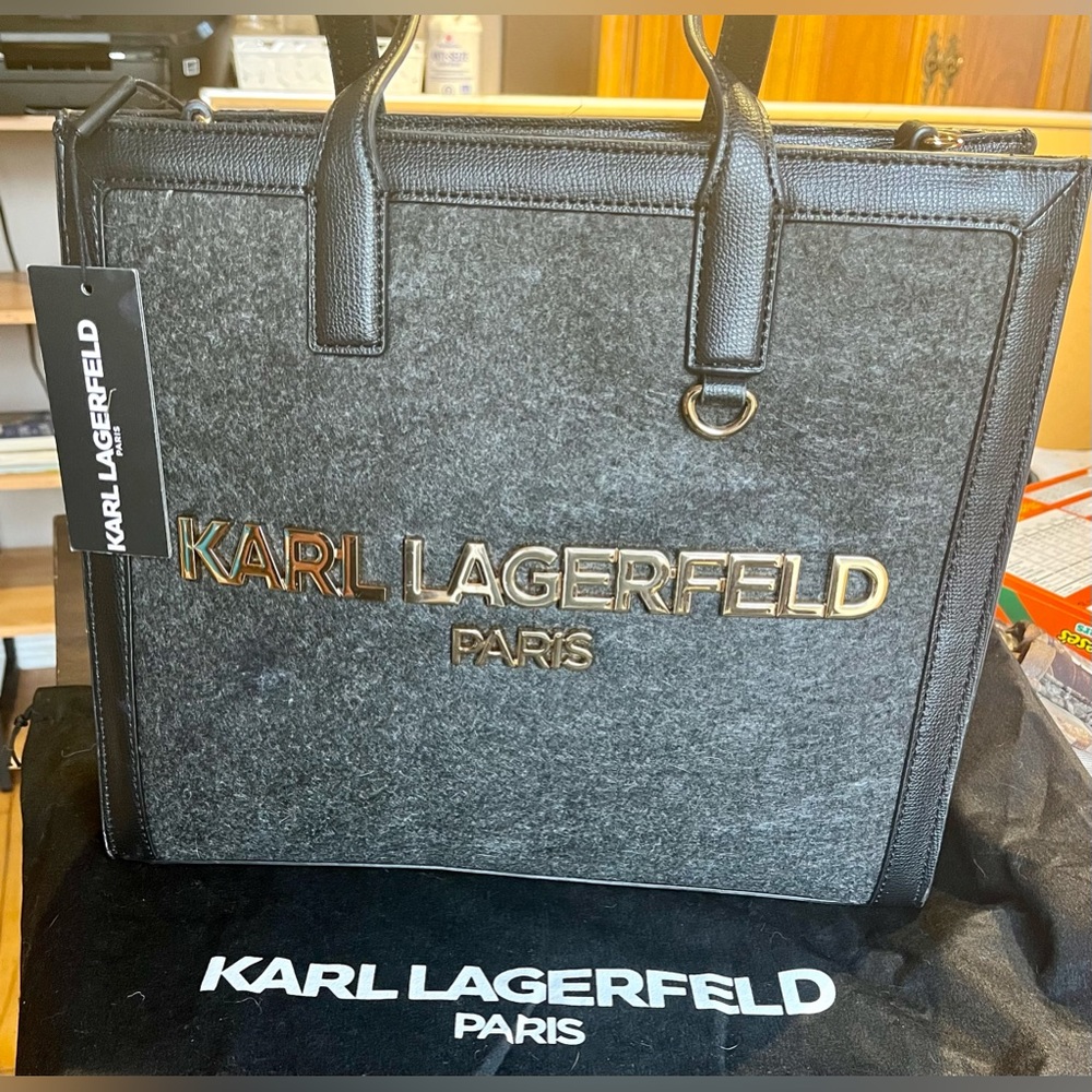 Karl Lagerfeld Large Tote/Crossbody Bag